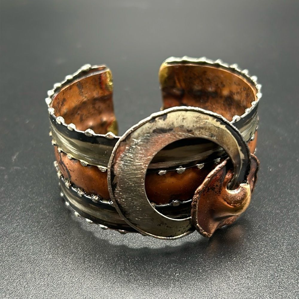 Creative Copper Brass Copper Cuff Bracelet